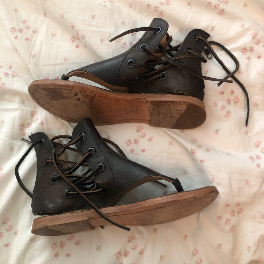 Free People leather sandals